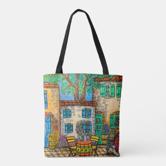 Herinneringen aan de Provence Canvas tas (Achterkant)