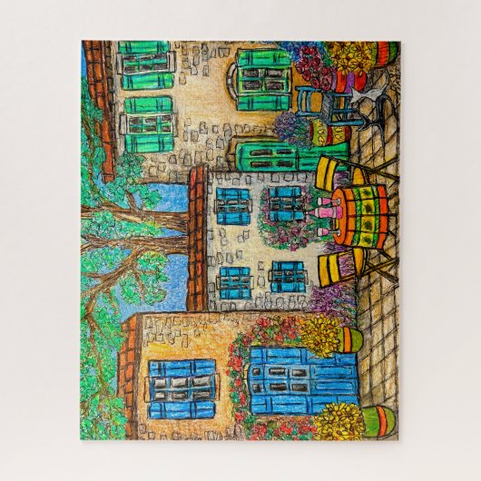 Herinneringen aan de Provence Puzzel door Lisa Lor Legpuzzel (Verticaal)