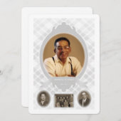 herinneringen aan familiefoto ' s programmakaart (Voorkant / Achterkant)