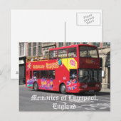 Herinneringen aan Liverpool, Engeland briefkaart (Voorkant / Achterkant)