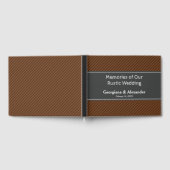 Herinneringen aan onze rustieke bruiloft gastenboe gastenboek (Volledig)