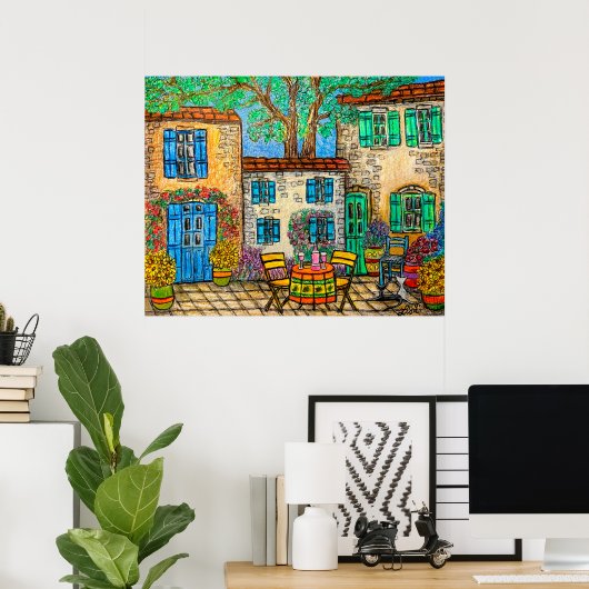 Herinneringen aan Provence Poster Print van Lisa L (Thuiskantoor)