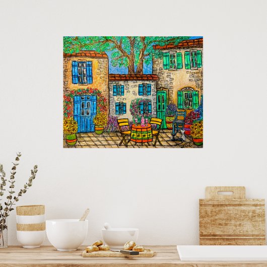 Herinneringen aan Provence Poster Print van Lisa L (Keuken)