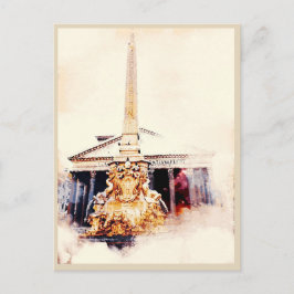 Herinneringen aan Rome: Pantheon Briefkaart