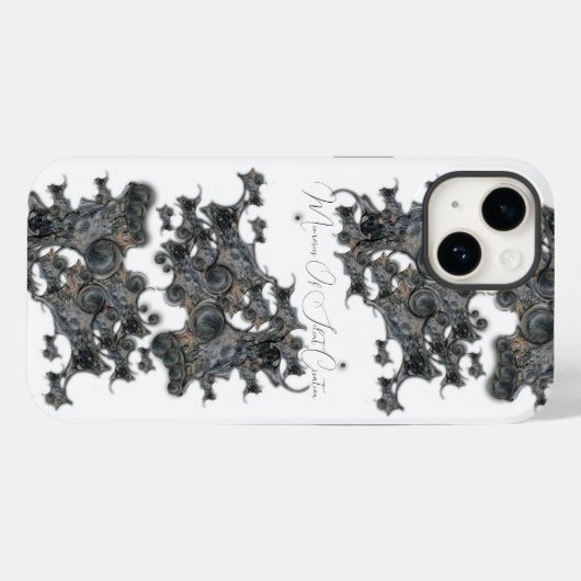 "Herinneringen aan stille creatie", iPhone 14 Hoes (Achterkant (horizontaal))