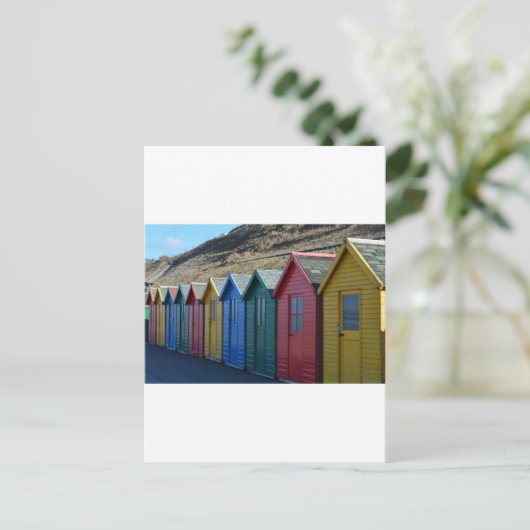 Herinneringen aan strand briefkaart (Staand voorkant)