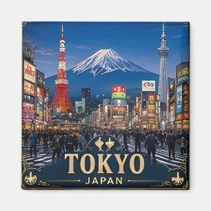 🧲 Herinneringen aan Tokyo Reis uit Japan 🇯🇵 Magneet