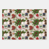 Herinneringen aan vakantie collage inpakpapier vel (Voorkant)