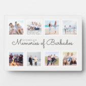 Herinneringen aan vakantiefoto-collage erfstuk fotoplaat (voorkant)