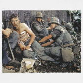 HERINNERINGEN AAN VIETNAM FLEECE DEKEN (Voorkant (Horizontaal))