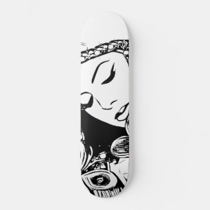 Herinneringen Abstracte vrouw Surreëel Originele Persoonlijk Skateboard