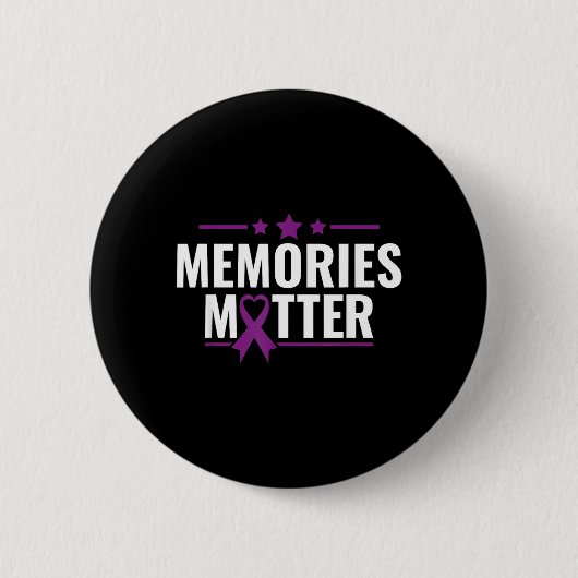 Herinneringen - Alzheimer Bewustzijn Dementie Ronde Button 5,7 Cm (Voorkant)