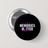 Herinneringen - Alzheimer Bewustzijn Dementie Ronde Button 5,7 Cm (Voorkant /achterkant)