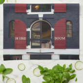 Herinneringen Amsterdam, de eikenboom, de Eiken Bo Theedoek (Gevouwen)