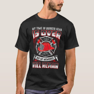 Herinneringen blijven brandweerman Funny Mannen T-shirt