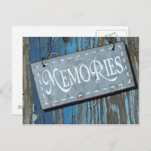Herinneringen Briefkaart (Voorkant / Achterkant)