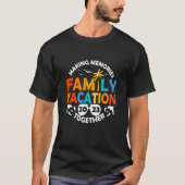 Herinneringen combineren familievakantie 2023 t-shirt (Voorkant)