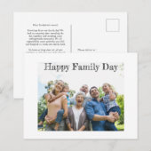 Herinneringen die een leven lang duren: onze dag v briefkaart (Voorkant / Achterkant)