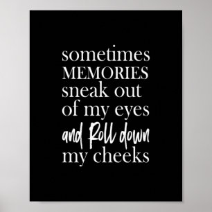 herinneringen die soms uit mijn ogen glippen en ro poster