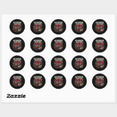 Herinneringen Dus Wij Vechten Boksen Parkinson Bew Ronde Sticker (Vel)