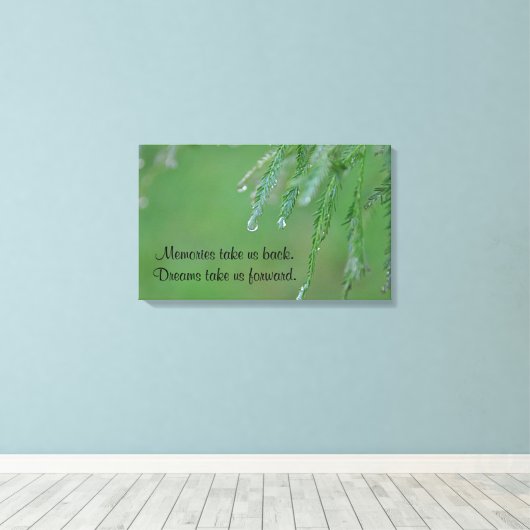 Herinneringen en dromen Canvas (Insitu (Houten vloer))