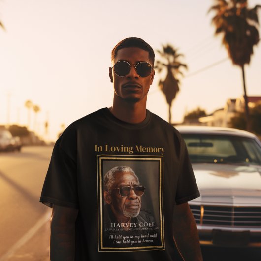 Herinneringen eren: Gepersonaliseerde foto Memoria T-shirt