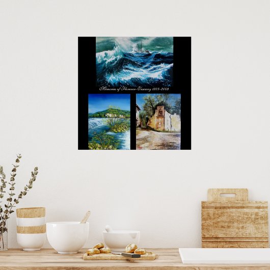 Herinneringen Florence-Toscane Poster (Keuken)