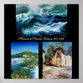 Herinneringen Florence-Toscane Poster (Voorkant)