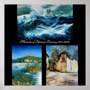 Herinneringen Florence-Toscane Poster