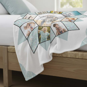 Herinneringen Fotocollage Zee ID1016 Fleece Deken