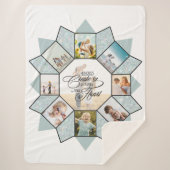 Herinneringen Fotocollage Zee ID1016 Sherpa Deken (Voorkant)
