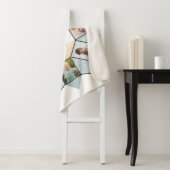 Herinneringen Fotocollage Zee ID1016 Sherpa Deken (In situ)