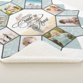 Herinneringen Fotocollage Zee ID1016 Sherpa Deken (3/4)