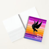 Herinneringen gemaakt bij de Lake Sunrise Sunset B Notitieboek (Binnen)