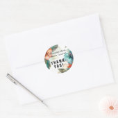 Herinneringen gemaakt... Hibiscus Serenade Paradis Ronde Sticker (Envelop)