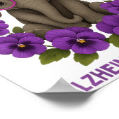 Herinneringen Heimer's Bewustzijn Paarse Olifant B Poster (Hoek)