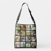 Herinneringen in Beweging:  16 Fotocollage Crossbody Tas (Achterkant)