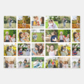 Herinneringen in Beweging:  16 Fotocollage Inpakpapier Vel (Voorkant)