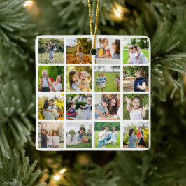 Herinneringen in Beweging:  16 Fotocollage Keramisch Ornament