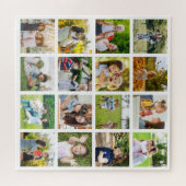 Herinneringen in Beweging:  16 Fotocollage Legpuzzel (Horizontaal)