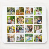 Herinneringen in Beweging:  16 Fotocollage Muismat (Voorkant)