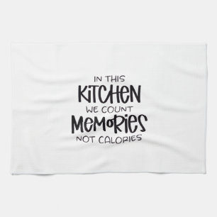 herinneringen in de keuken theedoek