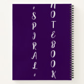 "Herinneringen in een spiraal" "Snap & Scribble" " Notitieboek (Achterkant)