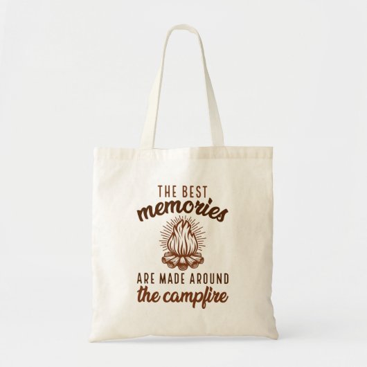 Herinneringen kampvuur tote bag (Voorkant)