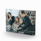 Herinneringen kerstfamilie fotoblokken (Rechts)