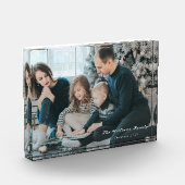 Herinneringen kerstfamilie fotoblokken (Links)
