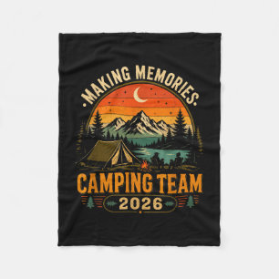 Herinneringen maken camping team 2026 matching fleece deken