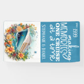 Herinneringen maken Eén cruise per cruisedeur Spandoek (Horizontaal)