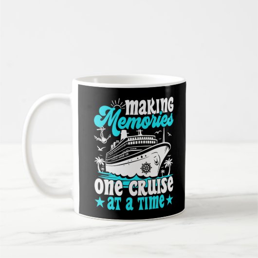 Herinneringen maken, één cruise per keer cruisen c koffiemok (Links)