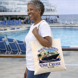 Herinneringen maken, één cruise per keer tote bag
